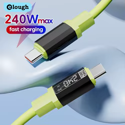 Cable Elough USB-C a USB-C 240W Carga Rápida para iPhone 15 16 y Samsung