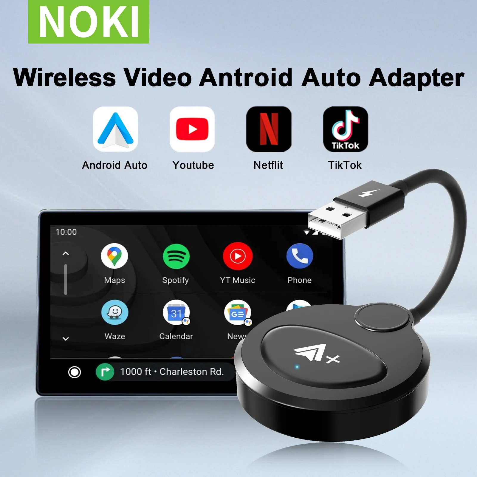 Adaptador Android Auto Inalámbrico – Conduce Sin Cables en tu Coche - imagen 2