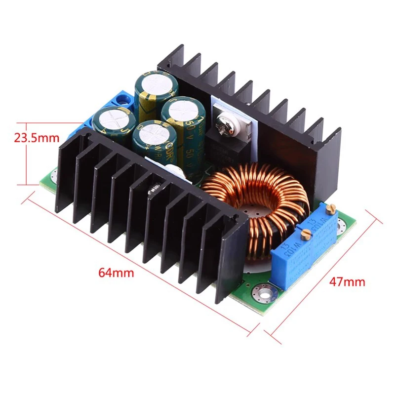 Módulo de fuente de alimentación ajustable para Arduino, convertidor Buck reductor de 5-40V a 0,2-35V, controlador LED, 300w, XL4016, CC/CC, 1,2-9A, 300w - imagen 2