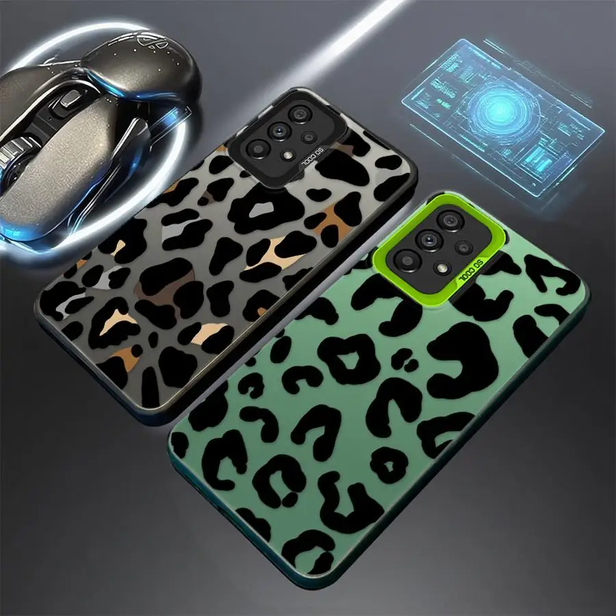 Funda blanda para Samsung Galaxy A54 A73 A26 A36 A51 A56 A55 A35 A52 A72 A53 A71 Arte leopardo