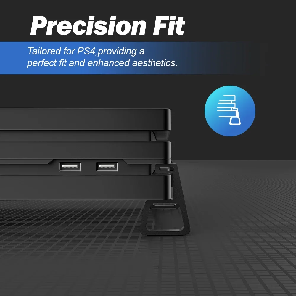 Soporte de versión Horizontal de refrigeración TECTINTER para accesorios de consola PS4 /Slim /Pro Base antideslizante soporte de montaje plano - imagen 5
