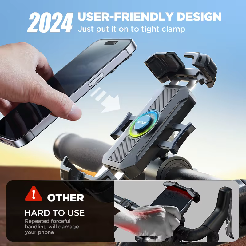 Soporte Móvil Motocicleta Joyroom Ultraestable para Manillar - imagen 3