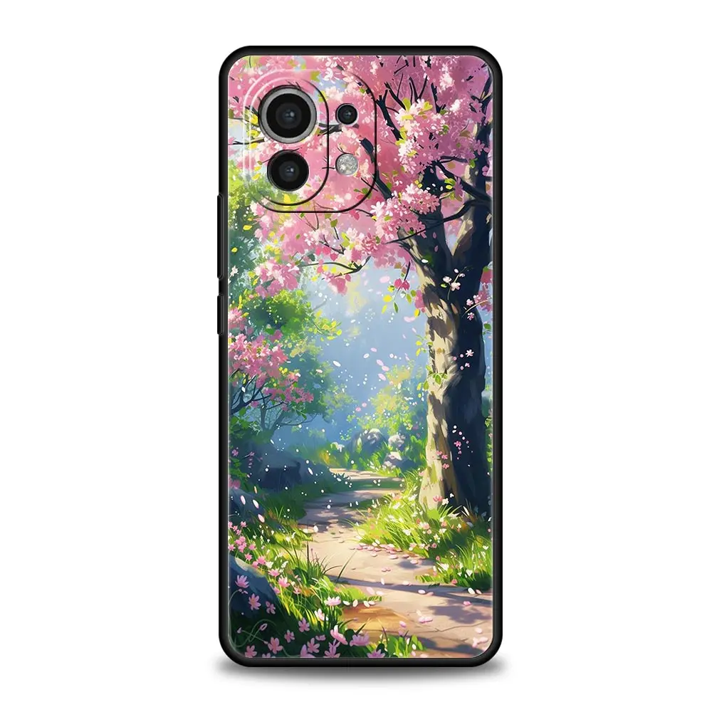 Funda de teléfono para Xiaomi Mi 15 14 13 12 11 Lite 14T 13T 12T 11T Pro Poco X6 X5 M3 X3 Pro F5 F4 cubierta paisaje arte - imagen 5