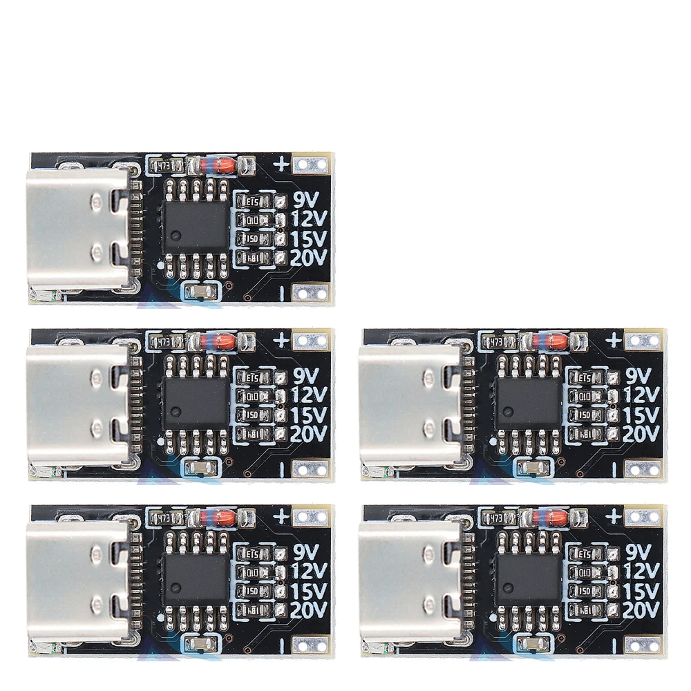 10 Uds PD/QC/AFC TYPE-C Placa señuelo módulo de refuerzo USB PD3.0 2,0 PPS/QC4 + FCP AFC tipo c disparador Detector de poligulación carga rápida de energía - imagen 2