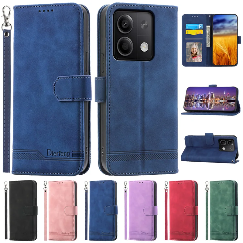 Para Xiaomi Redmi Note 13 Funda de cuero tipo billetera Funda para Xiomi Redmi Note 13 Funda Redmi Note13 Pro 13Pro Plus Funda de teléfono con tapa