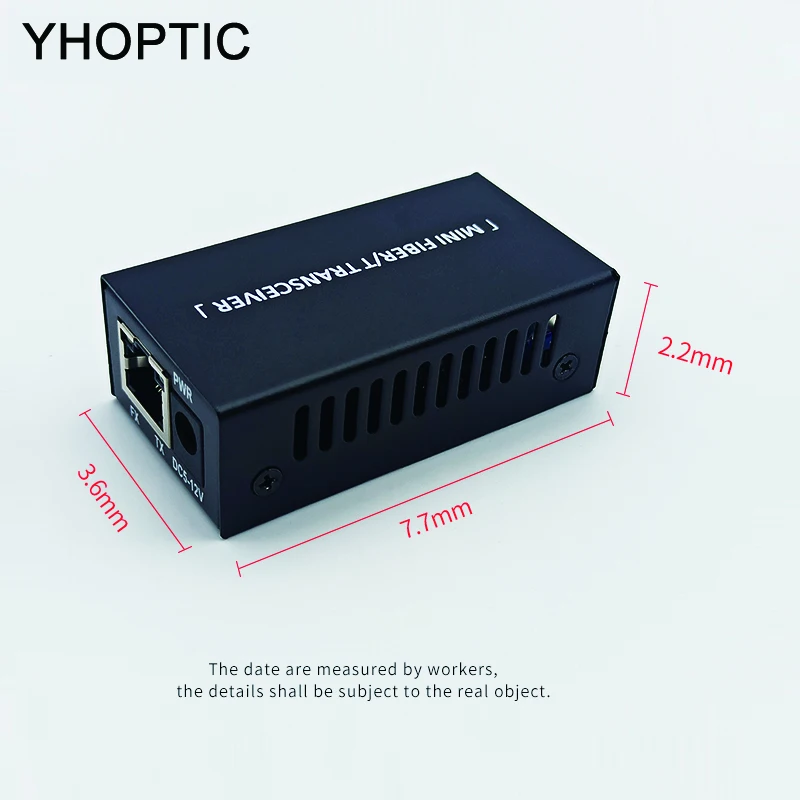 Mini interruptor de fibra óptica, módulos transceptores SFP de 1000/100 Mbps, puertos RJ45 de 1,25G, conectividad Gigabit, interruptor de fibra óptica - imagen 2