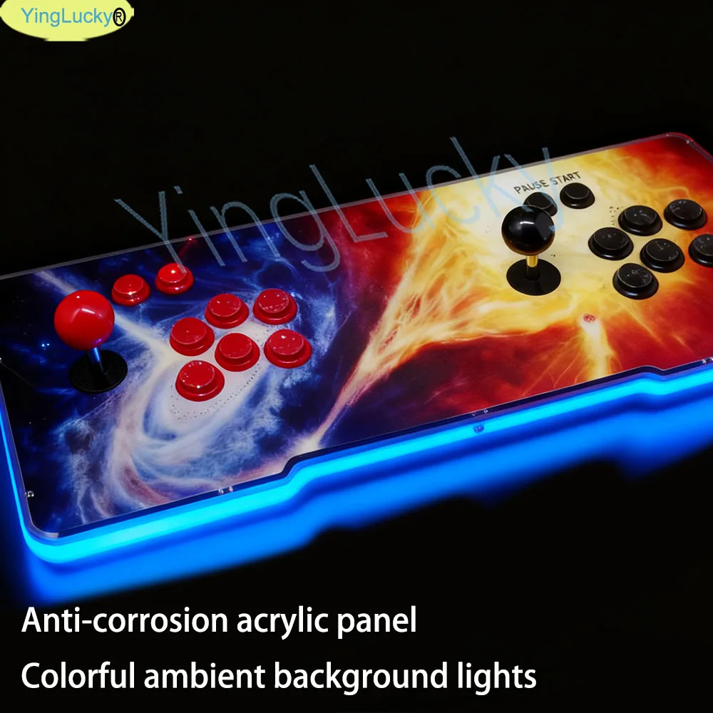 Consola de juegos recreativos Retro 3D, caja Arcade, consola GEMA 30000 en 1, gabinete Bartop, Joysticks de 8 vías, botones pulsadores para TV - imagen 5