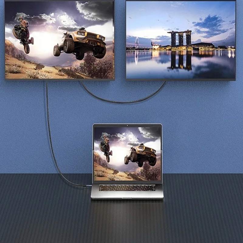 Cable USB 4,0 tipo C a tipo C de carga rápida para Thunderbolt 4 8K @ 60Hz 40 Gbps 240W PS5 Nintendo Switch MacBook Pro - imagen 5