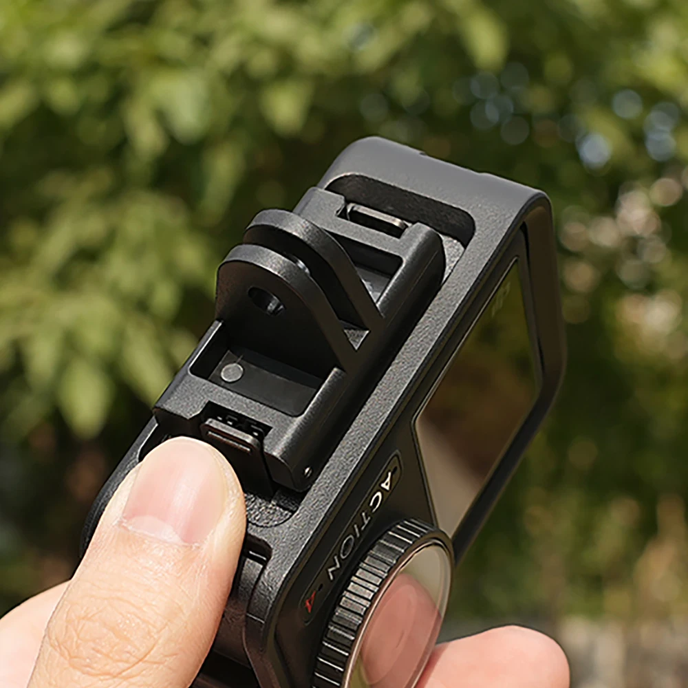 Soporte de adaptador magnético para DJI Osmo Action 5 Pro 4 3 adaptador de liberación rápida con accesorios de adaptador de conexión trípode acoplable - imagen 5