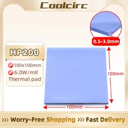 Almohadilla Térmica Coolcirc HP200 – Silicona Conductora Refrigeración