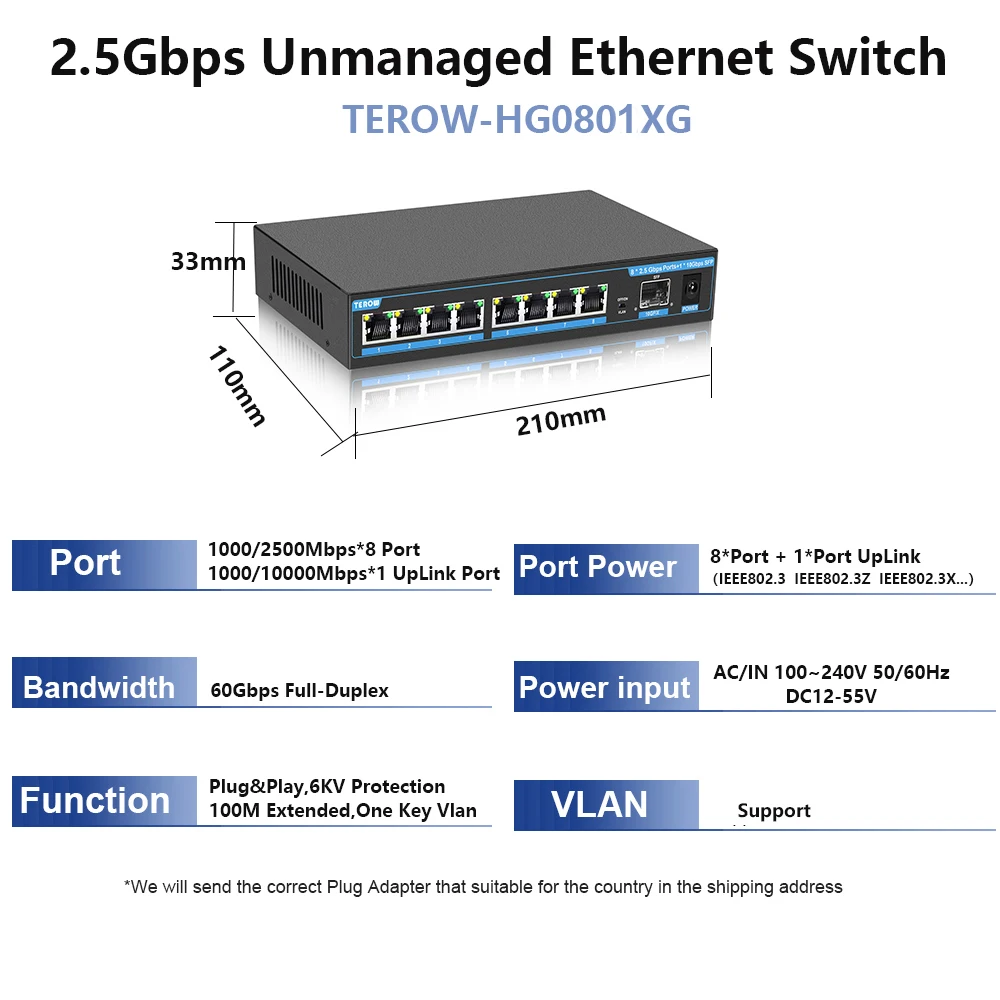 8 Port Switch