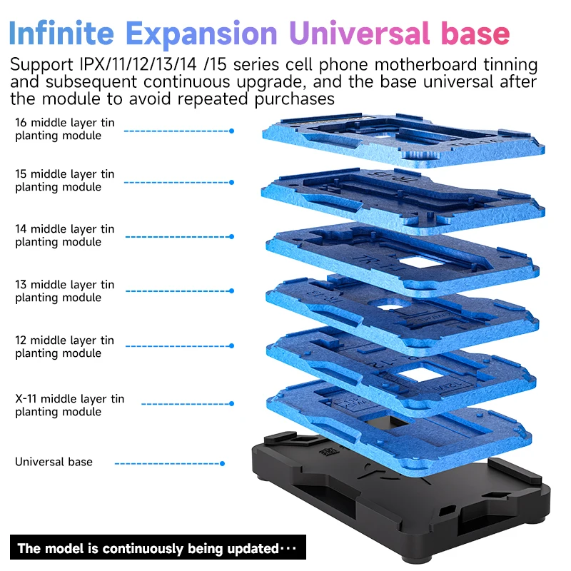Estación de soldadura de capa media magnética fuerte serie XZZ TR para IPhone serie X-15, herramienta de estación de soldadura de posicionamiento preciso - imagen 2