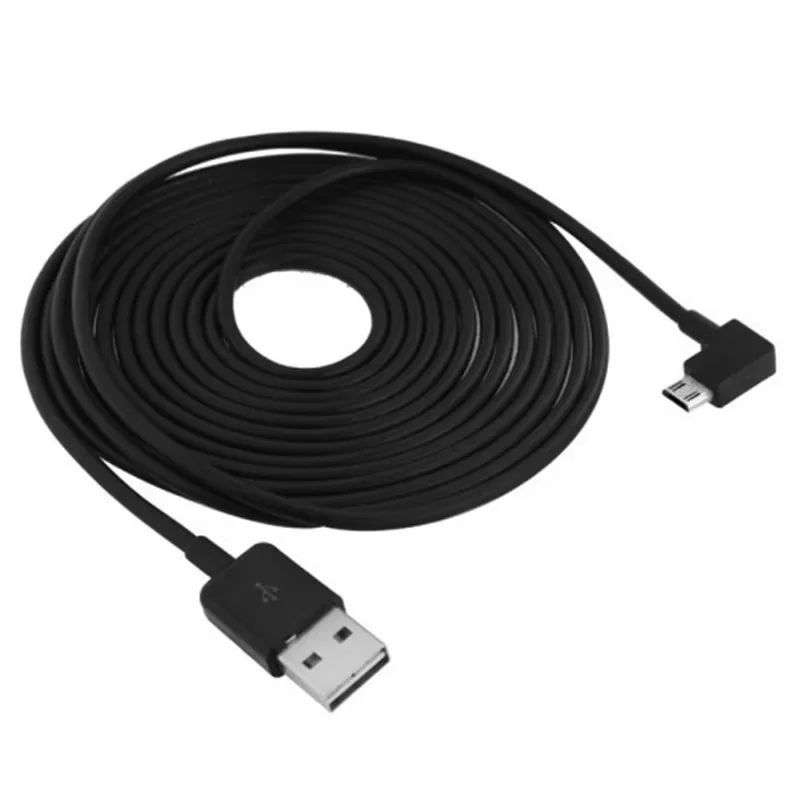 Cable Micro USB de ángulo de 90 grados, 1M, 3M, 5M, Cable cargador de carga de datos de sincronización de 2m, Cable para tableta móvil - imagen 2