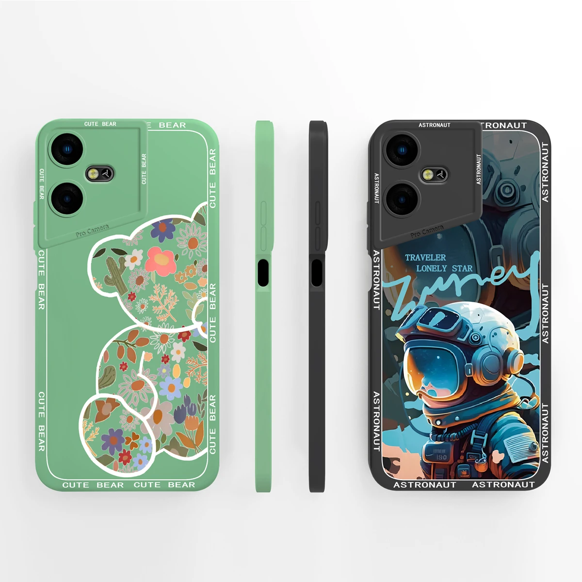 Funda de teléfono para Tecno Pova Neo 3 Neo3, cubierta trasera de protección completa de moda, mejora de silicona líquida suave, Protector a prueba de golpes, parachoques