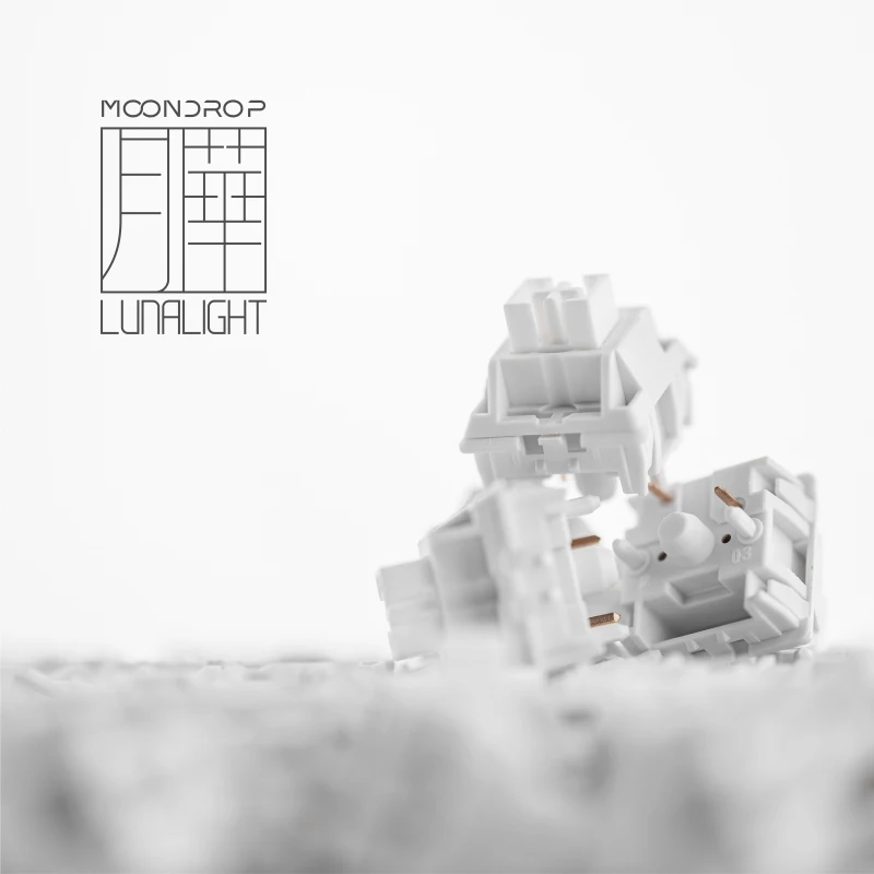 Interruptor mecánico personalizado Tessence Paragraph/interruptores lineales Lunalight 35/5 Uds para accesorios de teclado mecánico regalo - imagen 3