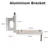 Aluminium bracket