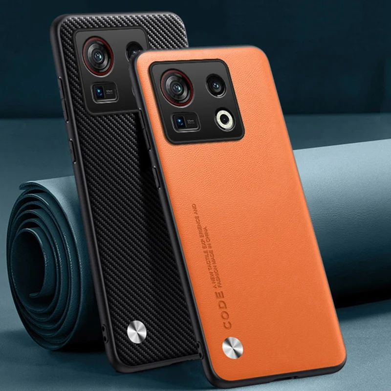 Funda de cuero PU de lujo para Nubia Z40S Pro, funda trasera de silicona mate a prueba de golpes, funda de teléfono de protección para ZTE Nubia Z40S Pro 5G - imagen 2