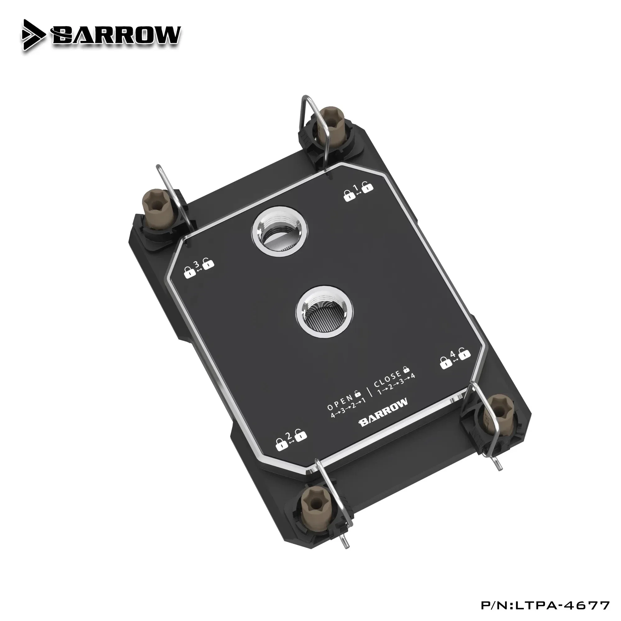 Barrow INTEL LGA4677/LGA4189 servidor enfriador de agua bloque de CPU para bloque de agua dividido Core AI nube computación parte - imagen 2