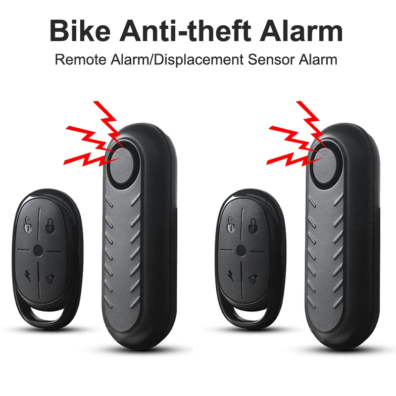 Alarma inalámbrica para bicicleta, alarma antirrobo con vibración para bicicleta, alerta impermeable para motocicleta, Control remoto, seguridad antirrobo, sonido de 110dB - imagen 2