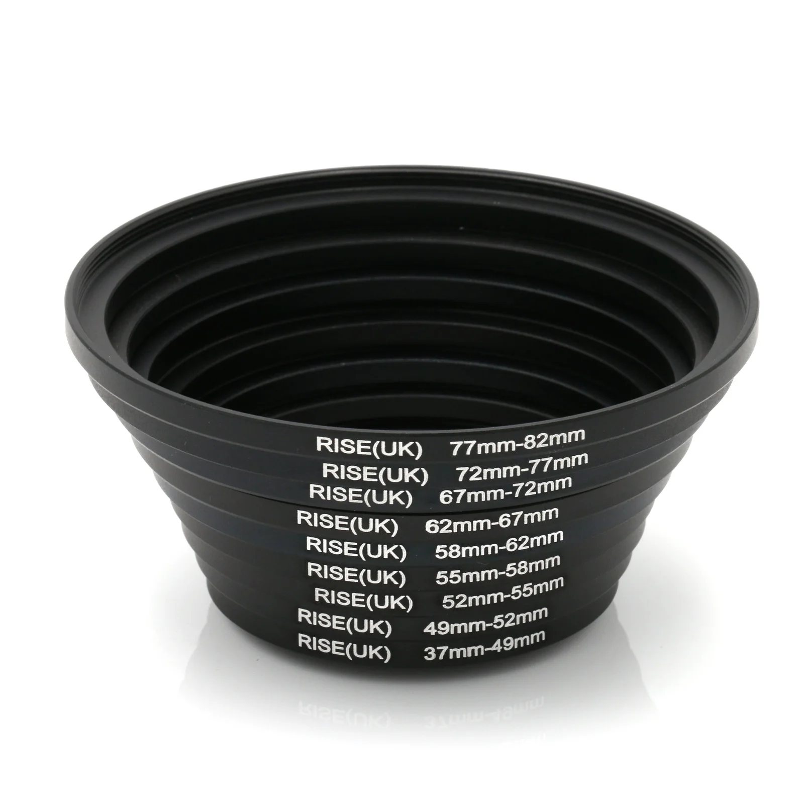 Filtro de lente de cámara 9 piezas, juego de anillos adaptadores de aumento y reducción de 37-82mm 82-37mm para todas las cámaras DSLR, Kit de montaje - imagen 2