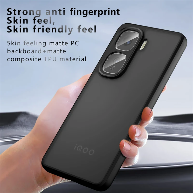 Funda de teléfono mate con sensación de piel para vivo iQOO Neo10 China Funda para iQOO Neo10 Pro China protectora antioxidante чехол Funda trasera - imagen 4