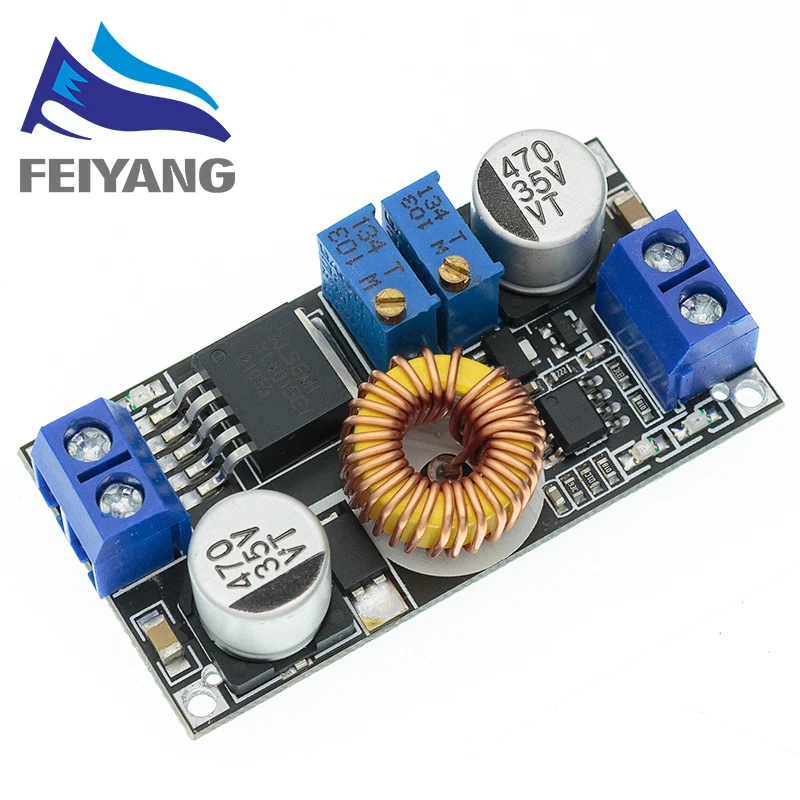 XL4015 5A DC a DC CC CV batería de litio Placa de carga reductora convertidor de potencia Led cargador de litio módulo reductor - imagen 4