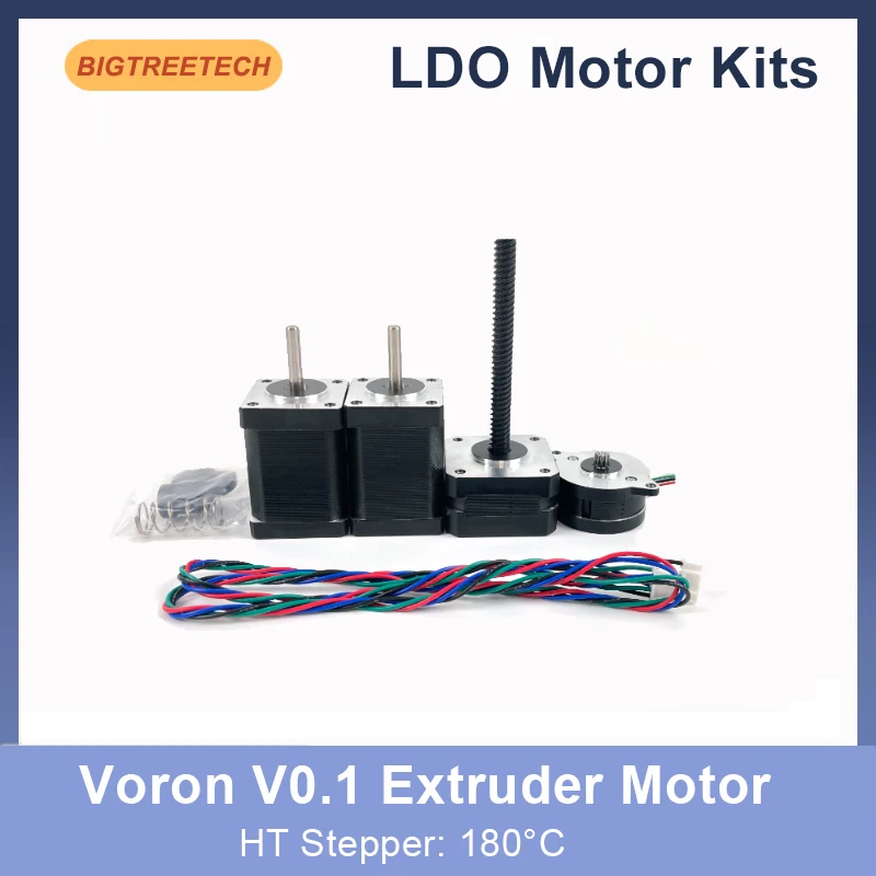BIQU VORON V0.1 Kit Motor Extrusor LDO Motor 180 ° C Motor paso a paso de impresora 3D LDO-36STH20-1004AHG Nema17 de alta temperatura