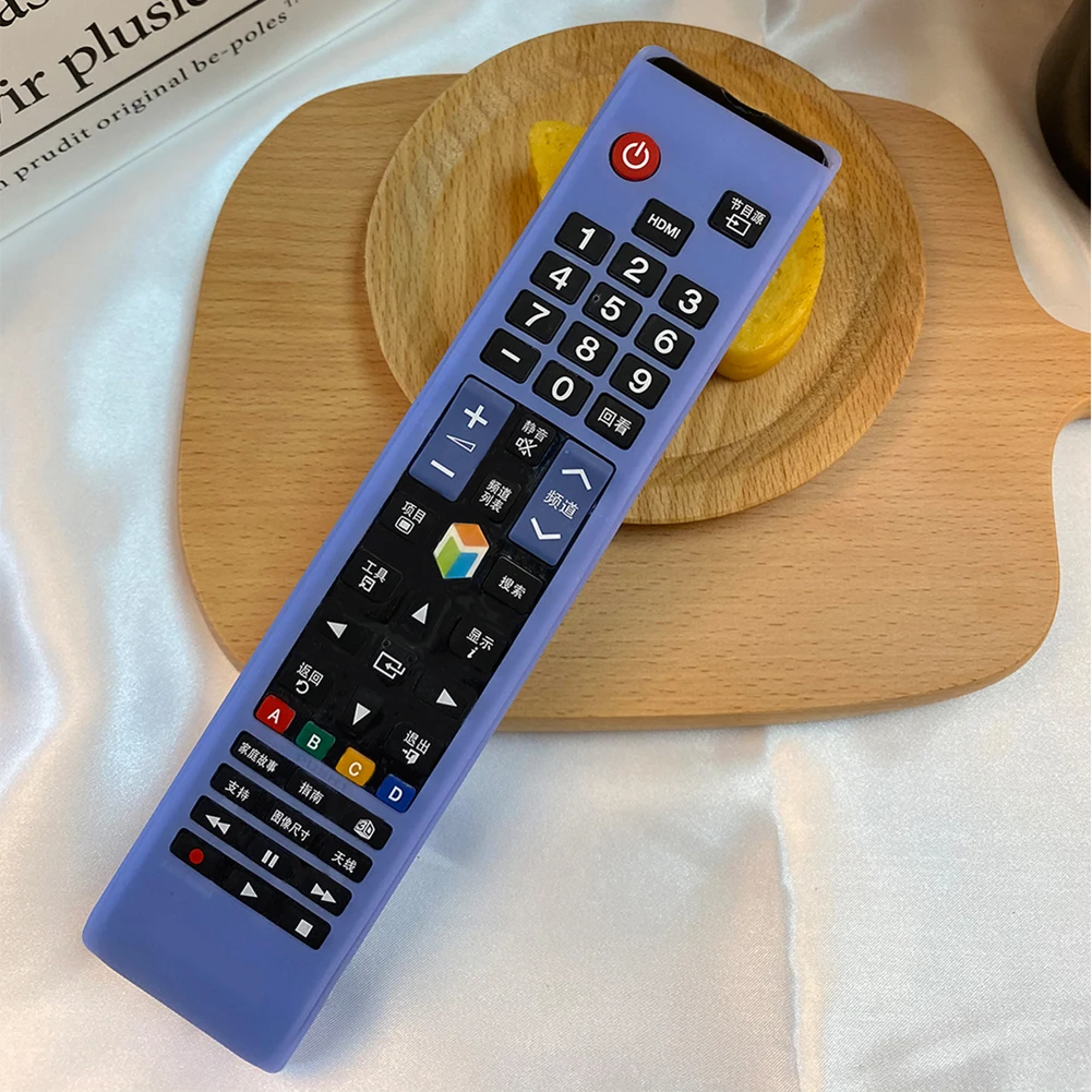 Funda protectora de silicona para mando a distancia de Samsung, protector a prueba de golpes para mando a distancia inteligente, BN59-01178R/L, AA59 - imagen 4