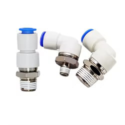 KSH KSL Accesorio neumático giratorio de alta velocidad M5 1/8" 1/4" 3/8" 1/2" Conector de aire rápido universal 360 grados 400r/min