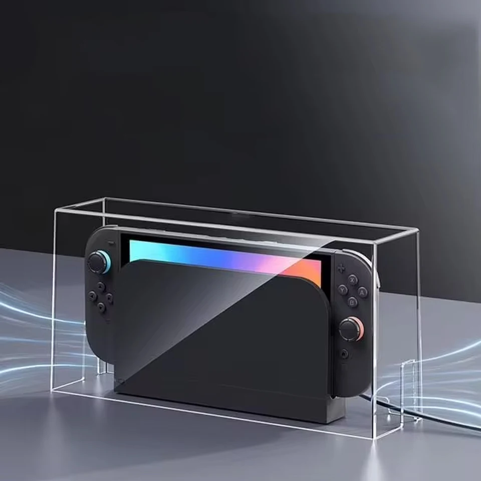 Adecuado para consola Nintendo Switch 2, funda protectora a prueba de polvo, cubierta antipolvo acrílica transparente para accesorios NS Switch 2 - imagen 2