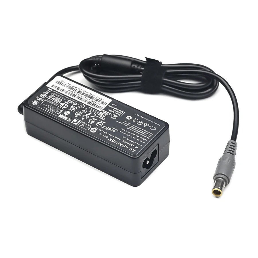 Cargador de 20V 3.25A 65W para Lenovo Thinkpad Edge E130 E335 E430 E435 E530 SL510 T520 X120 adaptador de CA para ordenador portátil cable de alimentación - imagen 4
