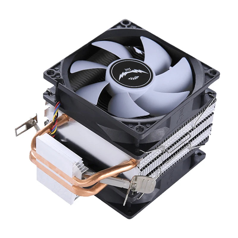 Radiador refrigerado por aire QIUzAim am4 2, tubo de calor, procesador de ordenador, ventilador de CPU adecuado para instalar LGA115x 1200 1700 1356 1366 am5 - imagen 5