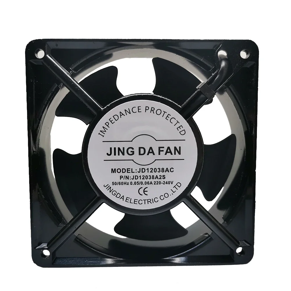 Jingda-ventilador Jingda Jing Da, nuevo y original, cojinete de aceite, ventilador de flujo axial jd12038ac 220V 0.14a AC