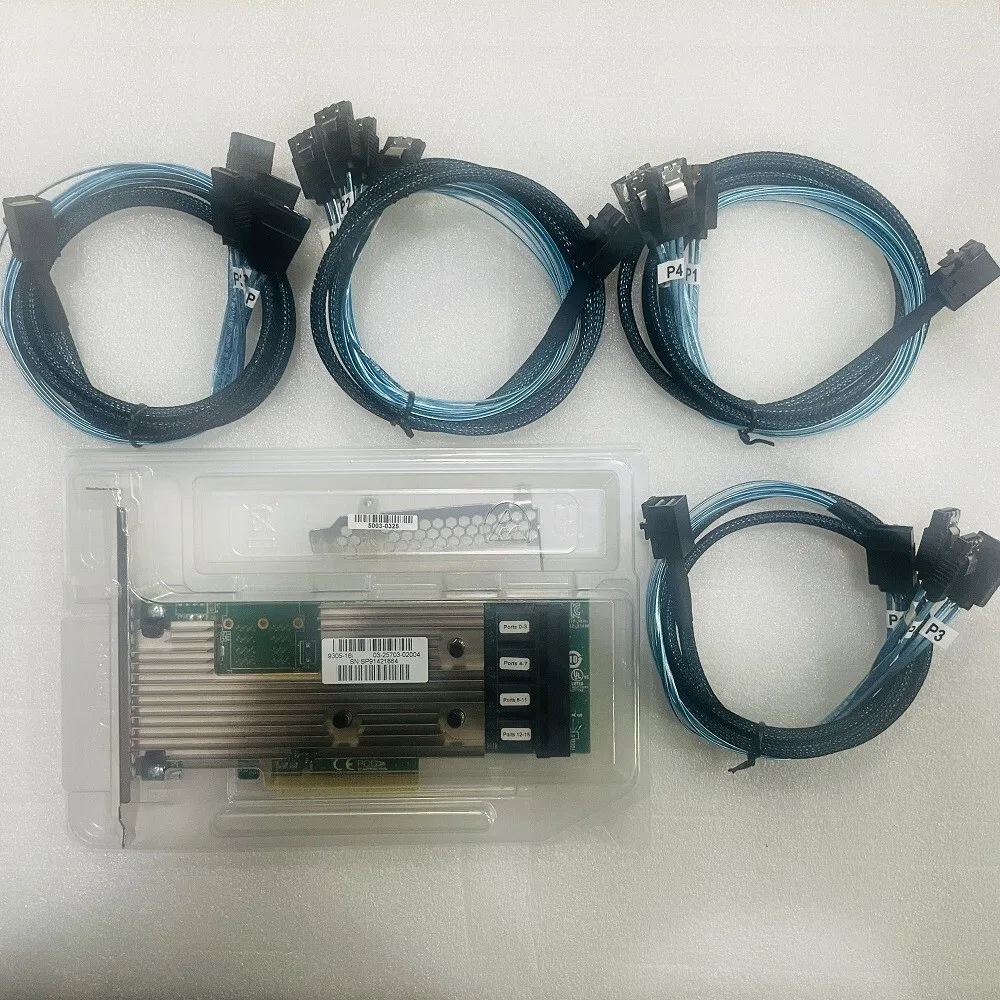 Controlador RAID LSI 9305-16i SATA SAS 12Gbs PCIe 3,0 x8 Modo IT 4 * SFF-8643 SATA - imagen 3