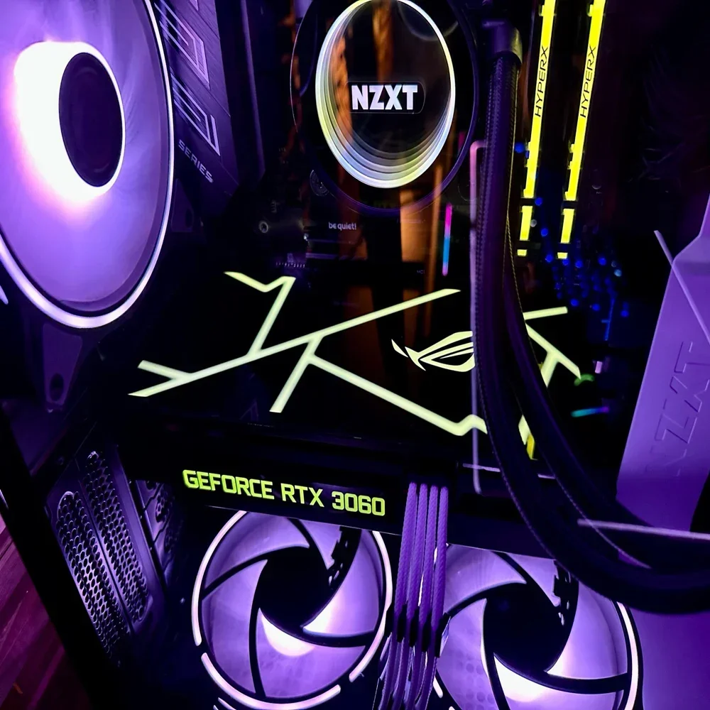 Panel de iluminación RGB DIY para decoración de carcasa de PC, placa lateral de placa trasera VGA Symphony A-RGB colorido RGB AURA SYNC MOD refrigeración por agua - imagen 5