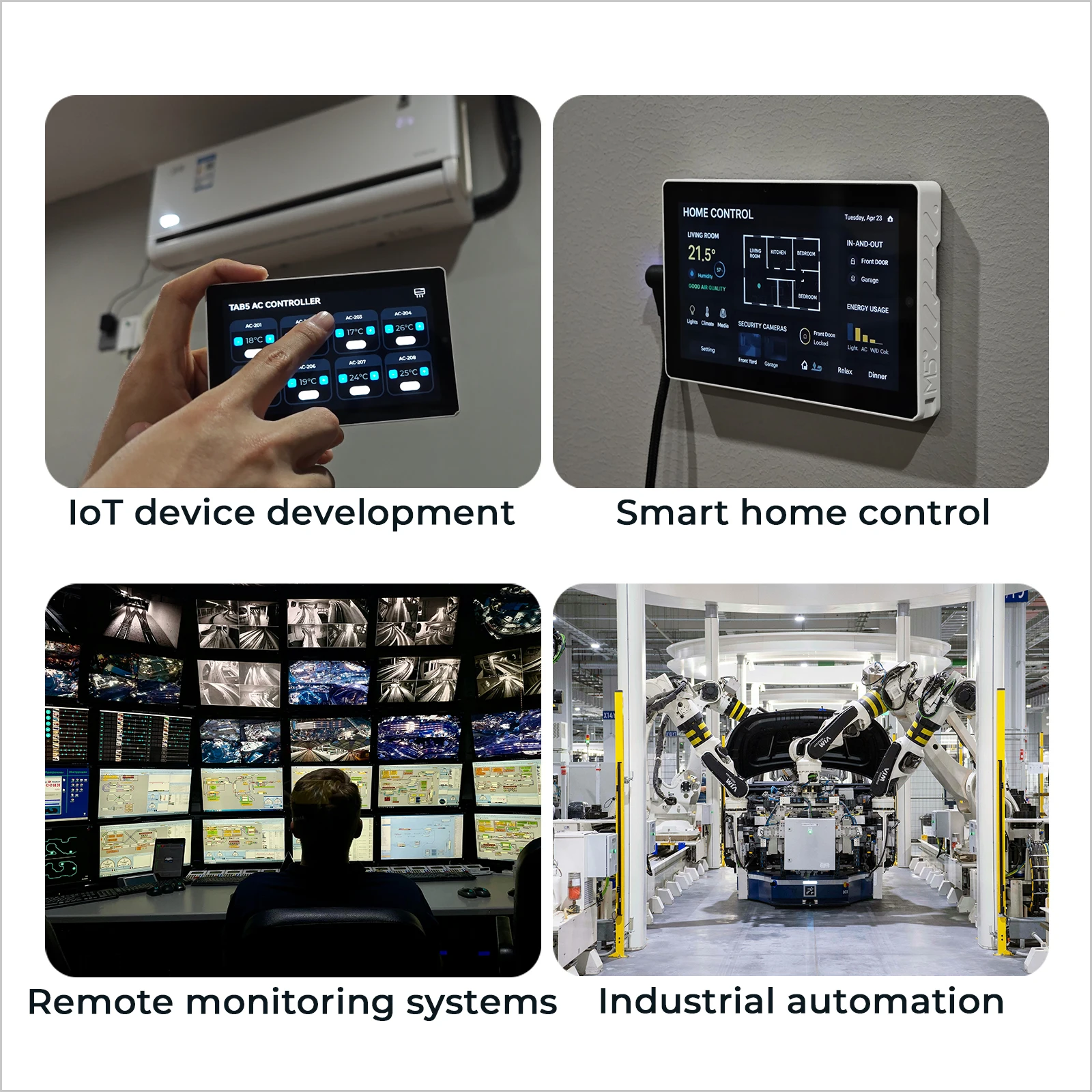Kit de desarrollo/controlador IoT Tab5 oficial M5Stack (ESP32-P4) - Sin batería, pantalla táctil de 4", WiFi 6, BT 5,0, programable - imagen 5