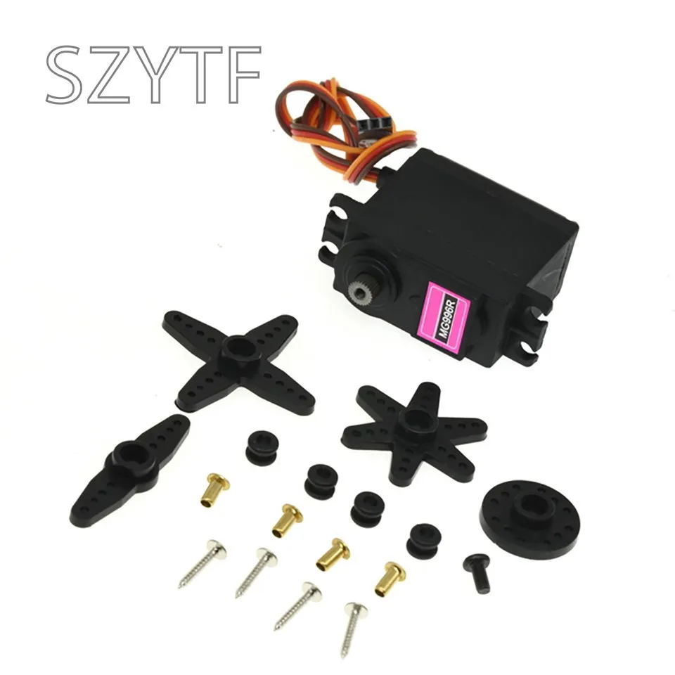 Engranaje de dirección estándar de Metal, Robot Digital de 180 ° y 360 °, 20KG, MG996R, MG946R, MG995 - imagen 3