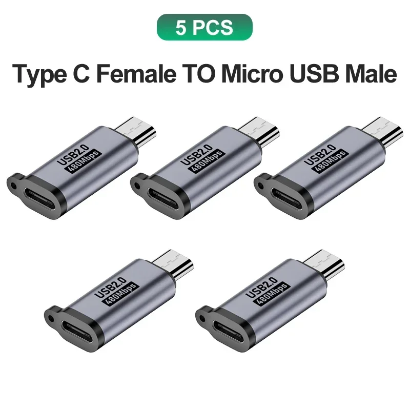 5x C to MicroUSB