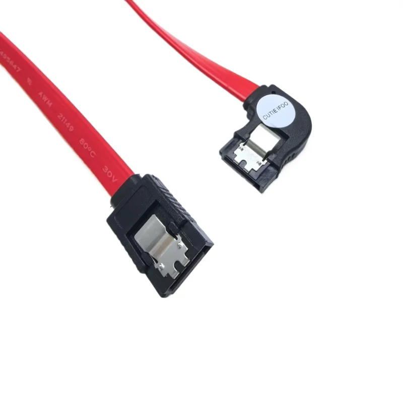 Servidor de computadora Ángulo recto 90 grados SATA 3.0 Disco duro serie SSD HDD Cable de datos 50 cm - imagen 2