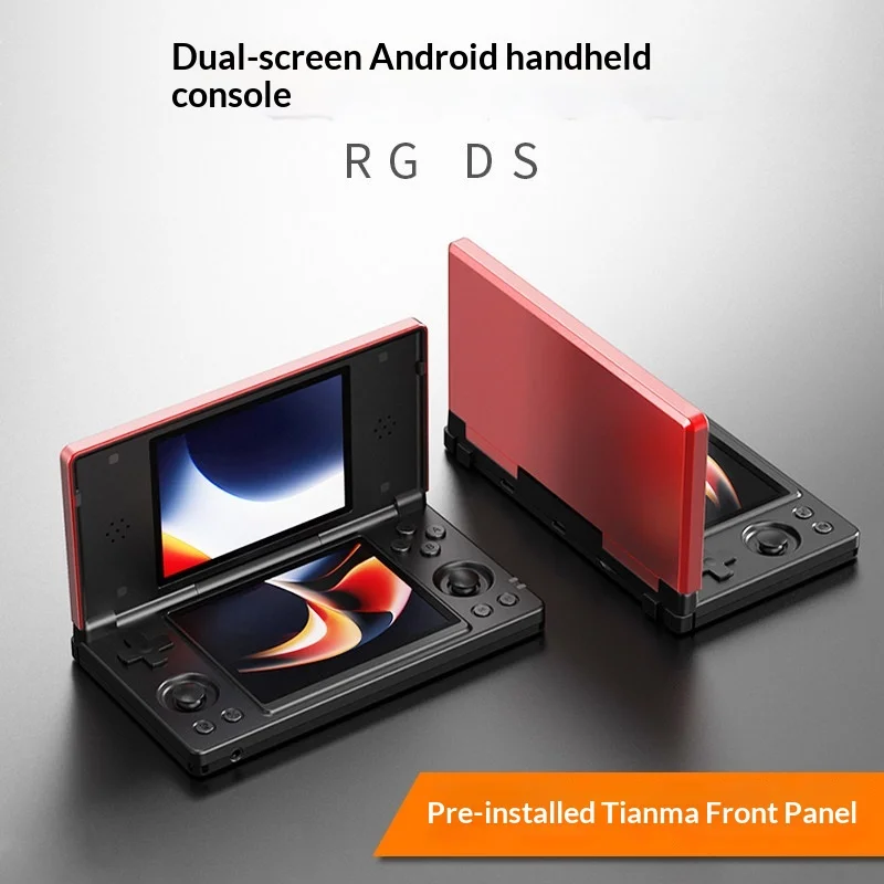 Consola de juegos portátil RG DS, pantalla IPS de 4,0 pulgadas, consola de videojuegos Android, reproductor de videojuegos con tapa de 4000mAh, compatible con Bluetooth y Wifi - imagen 2