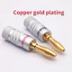 Copper gold plating