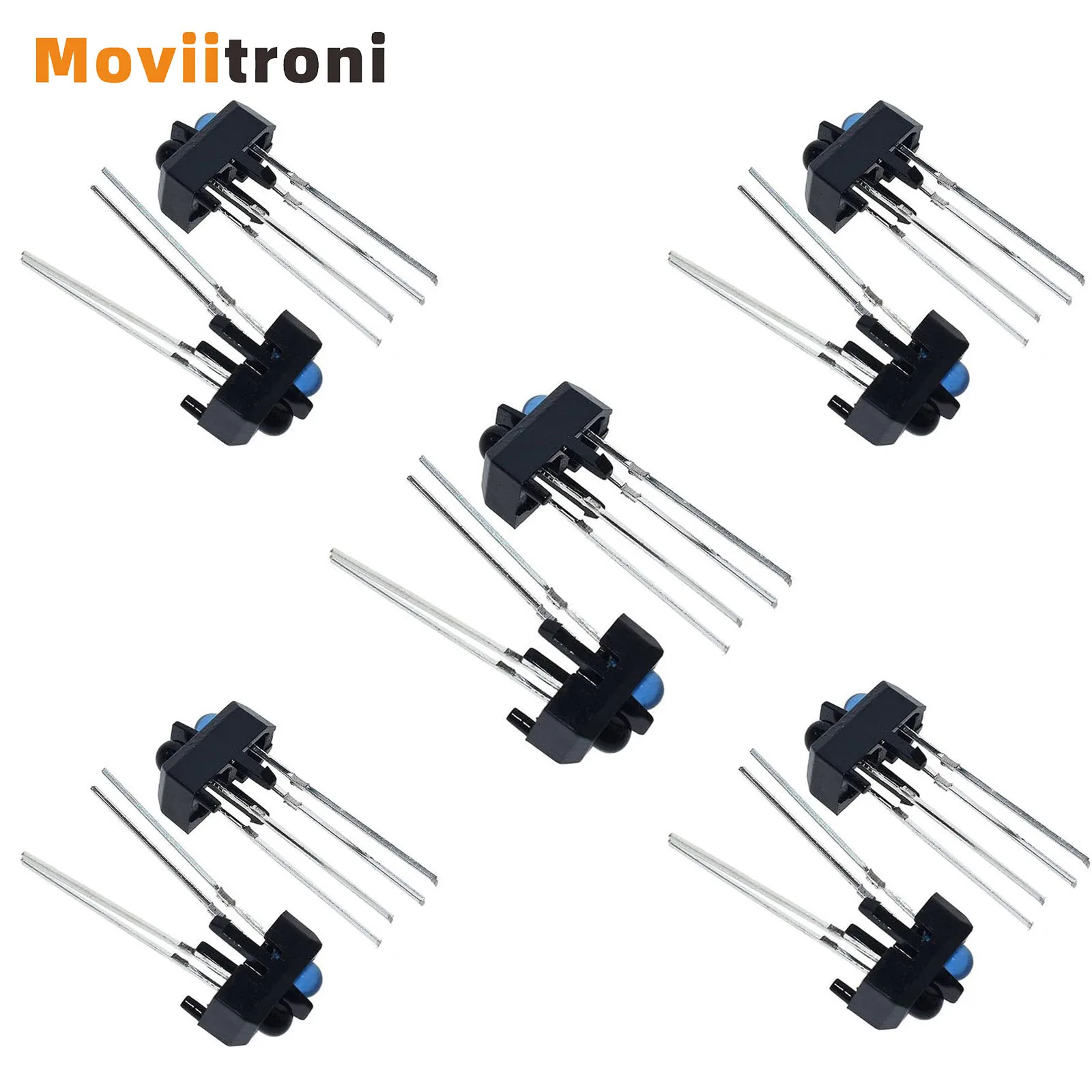 10 Uds TCRT5000L TCRT5000 Sensor óptico reflectante interruptores fotoeléctricos infrarrojos circuito PCB DIY