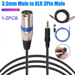 Cable XLR Macho 3 Pines 3,5 mm Estéreo para Micrófono