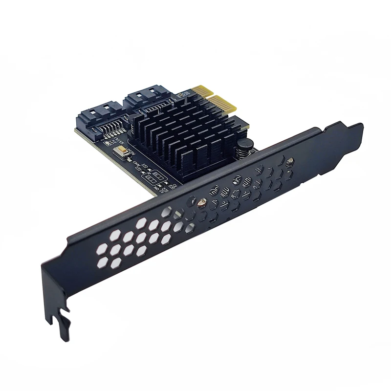Tarjeta SATA Raid PCI-E, controlador ASMedia 1061R, Chip PCI Express X1 a 2 puertos SATA3.0, tarjeta Raid de 6Gb para SATA HDD SSD, novedad - imagen 3