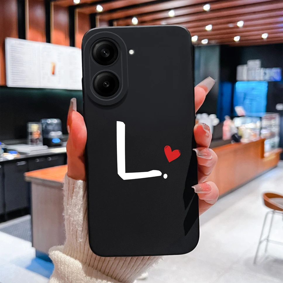 Funda para Xiaomi Redmi A5 Love Letter estilo Simple protección de cámara parachoques para RedmiA5 4G cubierta de silicona líquida suave a prueba de golpes - imagen 4