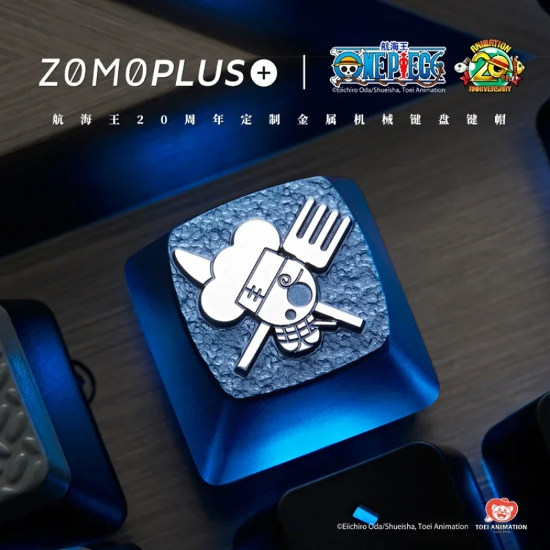 Zomoplus-teclas de Metal personalizadas de una pieza, accesorios de teclado mecánico personalizados originales, Luffy Zoro - imagen 5