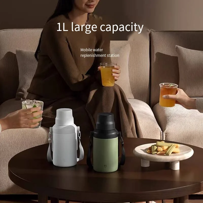 Termo Xiaomi Mijia de acero inoxidable, frascos de vacío para cocina, botella de café térmica de gran capacidad, taza de café caliente para el hogar, botella de agua - imagen 4
