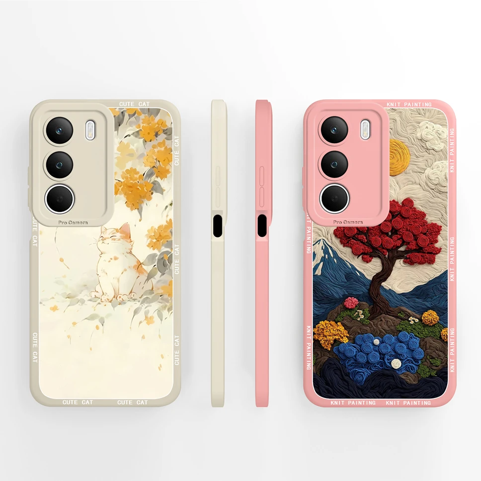 Para Realme C71 4G funda de teléfono bonita mariposa suave parachoques de silicona líquida para Realme C 71 contraportada de alta calidad - imagen 2