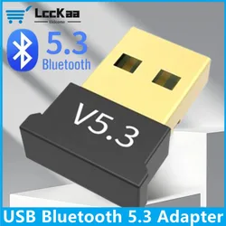 Adaptador USB Bluetooth 5.3 – Dongle Receptor Audio Inalámbrico para PC y Portátil