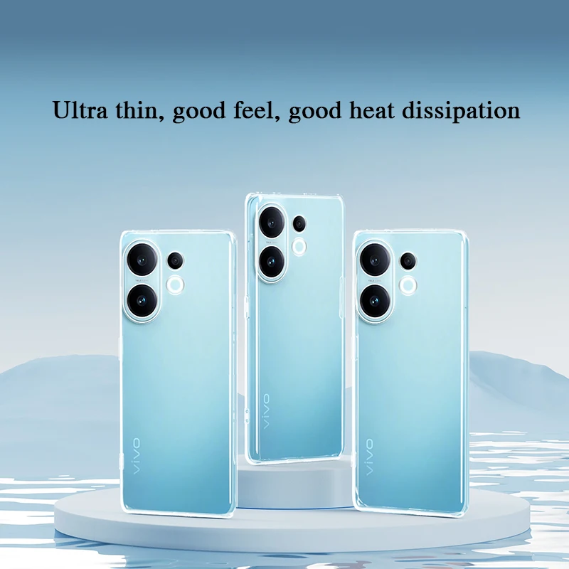 Funda de teléfono transparente de silicona para VIVO S30 Pro mini 5G Funda Simple suave transparente cubierta trasera delgada carcasa de lujo a prueba de golpes - imagen 3